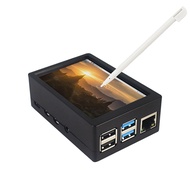 3.5 Inch TFT LCD Touch Screen Abs Case+Touchpen for Raspberry Pi 4Th Generation 4B/4B+