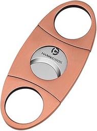 Cigar Cutters for Men Stainless Steel Cigar Cutter Guillotine Double Blade Cigar Cutter Fit Almost C