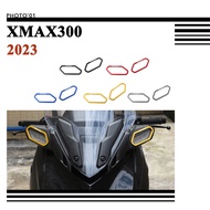 PSLER For Yamaha XMAX300 XMAX 300 Motorcyle Accessories Front Turn Signal Light Lamp Protection Shield Guard Cover Decoration 2023