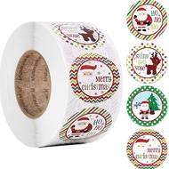 Christmas Sticker Contents 500 Cake Jar Paste Christmas Gift Sticker Waterproof Fast Shipping