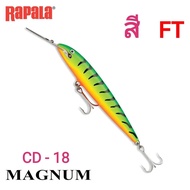 เหยื่อตกปา อุปกรณ์ตกปลา RAPALA.MAGNUM. CD. 18  FORM  FINLAND