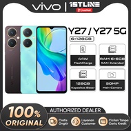 Vivo Y27 6/128GB RAM 6GB+6GB Extended ROM 128GB Vivo Y27 5G 6/128 NFC 44W FlashCharge Garansi Resmi