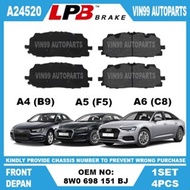 [Front Brake Pad Set][LPB] Audi A4(B9) A5(F5) A6(C8) A7(4KA) A8(4N) E-TRON(GEN/GEA) Q5(FY) Q7(4M) Q8