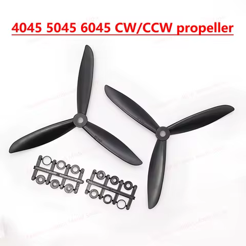4Pcs /2pcs Prop 4045 5045 6045 6x4.5 5x4.5 4x4.5 Black 3-blade Propeller Props CW CCW For Quadcopter