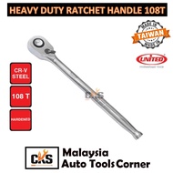 HEAVY DUTY UNITED RATCHET HANDLE 108T HAND TOOLS GEAR WRENCH AUTOMOTIVE TOOL MADE IN TAIWAN