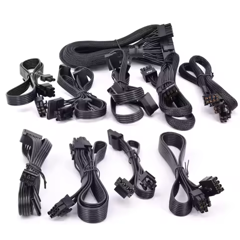 For Seasonic FOCUS PLUS Gold FX Peripheral 4 Pin SATA IDE PCIe CPU Main Power ATX 24 Pin GPU VGA Car