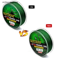 [milliongridnew] 4 Braids 100m Dali Horse Fishing Line Yellow/Blue/Red/Gray/Green 5 Colors Pe Wire 0.4#-10# Braided Wire Green Label GZY