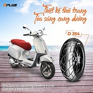 Lốp(vỏ) DPLUS 110/70-11 Không ruột Dành cho Trước Vespa LX Hàng Chính Hãng