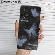 Softcase Samsung A33 5G - Rajacase - Samsung A33 5G Case - Butterfly Case Motif - Samsung A33 5G Cas
