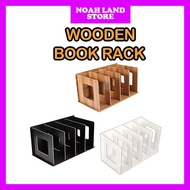 Rak Susun Buku Rak Kayu Penghadang Buku Wooden Dekstop Book Rack/ DIY Wooden Table Book Shelf Simple Book Rack