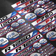 F750 F800 F850GS ADV R1200GS 1250GS Water Bird Reflective Car Sticker Side Box Sticker 25