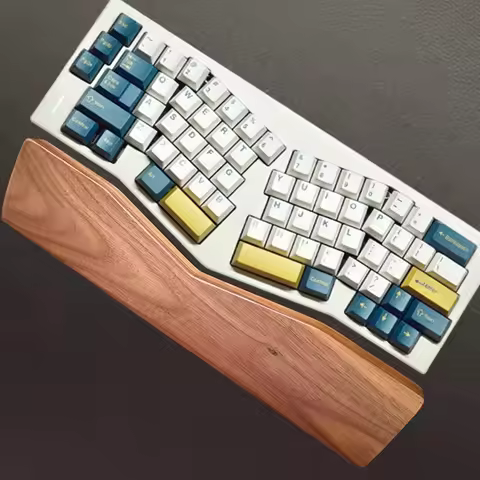 Alice Keyboard Wrist Rest Customizable Wooden Ergonomic Hand Rest for Feker Keychron LEOBOG Mechanic