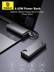 行動電源,65w 20000mah 筆記型電腦便攜式充電器,快速充電 Usb C 4 連接埠 Pd3.0 電池組,相容於 Macbook Dell Xps Ipad Iphone 14/13/12 Pro Mini Samsung Switch