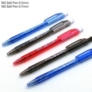 Gsoft W2 Ball Pen 0.5mm 0.7mm 1.0mm Blue Black Red
