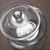 Glass Bowl + Lid - Glass Bowl - Vegetable Bowl - 8 inch Bowl
