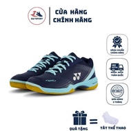 Yonex SHB 65Z3 Badminton Shoes, navy blue, turquoise sole