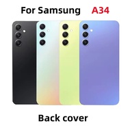 Mobile Phone Back Cover Case Replacement For Samsung Galaxy A34 A346M SM-A346B A346N Battery Back Co