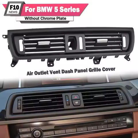 RHD Front Console Grill Dashboard Dash AC Air Conditioner Vent Replacement for BMW F10 518d 520d 520