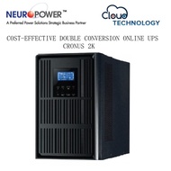 NEUROPOWER CRONUS 2K 2KVA TRUE DOUBLE-CONVERSION SINEWAVE UPS/BACKUP BATTERY