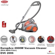 Europace 2000W Multi-Cyclone Vacuum Cleaner with HEPA Filter EVC 3201W