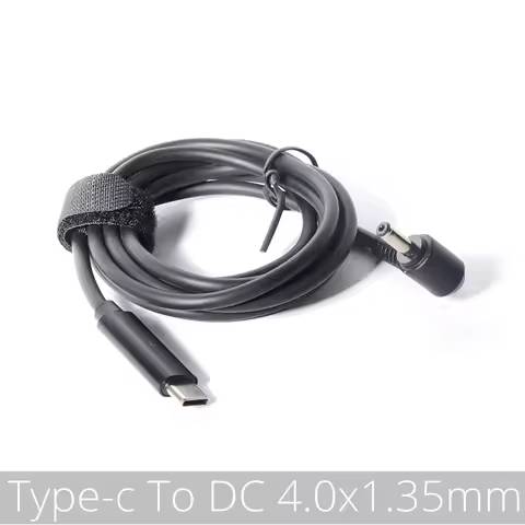 (4.0x1.35mm) USB Type C PD Laptop Charging Cable Cord Dc Power Adapter Converter DC 4.0*1.35mm Male 