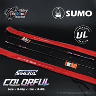 SUMO COLORFUL Spinning Rod UL 5.6 Feet 2 Pieces