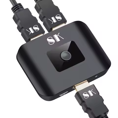 HDMI-Compatible Switcher 2 in 1 Out HDMI-Compatible Bi-Directional Switch 8K60HZ/4K120HZ for PS 5/4 