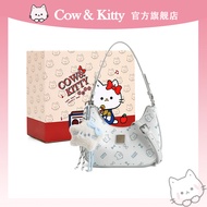 官网Cow&Kitty高级感Axilla Bag Wanita 2025 Rekaan Eksklusif Tangan Serong Pakej Mini Trendy Cow&Kitty Axil