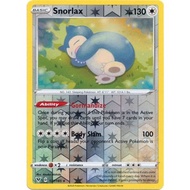 English Pokemon Snorlax - 131/185 - Holo Rare Reverse Holo Sword &amp; Shield: Vivid Voltage