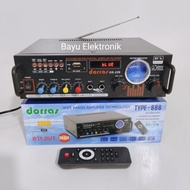 Power Amplifier Dorras DS-229 Amplifier Bluetooth Subwoofer 2000 Watt