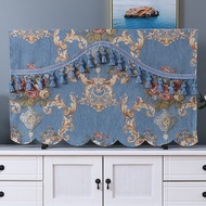 European-style 55-inch LCD TV dust cover towel hanging dust cover 65 TV cover 50 inches