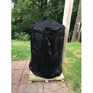 Penutup Perokok Drum 55 Galon yang Tahan Air dan Tahan Lasak untuk Tong BBQ, Penutup Perokok Grill, 