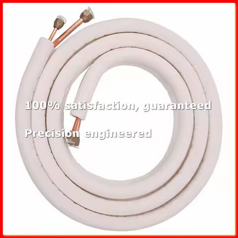 3Meter Air Conditioner Pair Coil Tube 1/4In 3/8In Insulated Aluminum Wire Set Air Conditioner Parts 