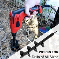 CarCar Auger Drill Bit Garden Auger Spiral Bit Flower Planting Hole Digger Ground Auger Yard Gardeni