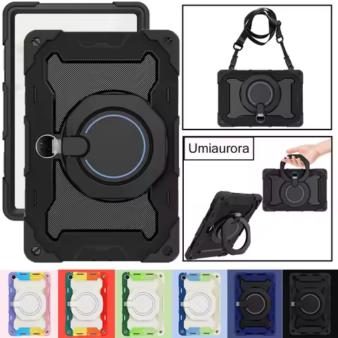 For Honor Pad 8 9 10 12.1 X8a X9 X9a 11.5 Magic Pad2 12.3 inch Shockproof Tablet Case Pull Ring Stan