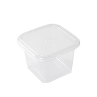 50psc/Set Jelly Mousse Tiramisu Cup With Lid Plastic Dessert Cup Party Pudding Cup With Lid Transpar