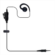 MONICONA C Shape Wired Ear Hook Earphone Headset PTT Mic for Motorola EVX-S24 Yaese VX-6R FT-270R Ic