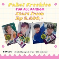 FREEBIES PACKAGE (non kpop & kpop)