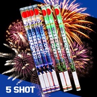 PROMO (HARGA GROSIR) KEMBANG API ROMAN CANDLE 5/8/12 SHOT 0.8 INCH PETASAN TOP PEGASUS (PER BATANG) 
