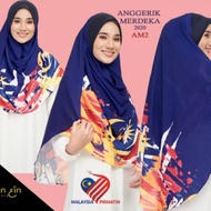 Instant Shawl Merdeka sekali sarung Hurun ein free bendera Malaysia