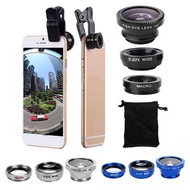 Thybeauty 3 in 1 Mobile Phone Camera Fish Eye Macro Super Wide Angle Lens Kit with Clip