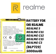 COMPATIBLE BATTERY FOR ORI REALME 5 / C11 / C12 / C15 / C3 (BLP729) 5000mAh