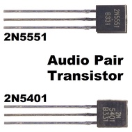 Transistor 2N5551 2N5401 NPN-PNP Audio Pair Pre Amplifier 2N 5551 5401 - 2N5401