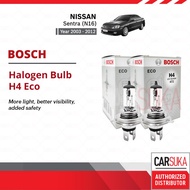 Bosch Headlamp HeadLight H4 Light Bulbs for Nissan Sentra (N16) 2000 - 2012