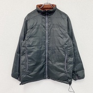 Eddie Bauer 雙面羽絨服，85% 羽絨，TOP，黑色/橙色，M 碼（古著）