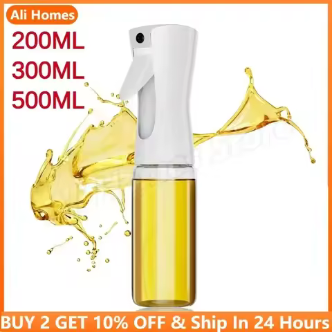 200/300/500ML Oil Spray for Kitchen Oil Nebulizer Dispenser Spray Air Fryer Sprayer Airfryer BBQ Coo
