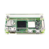 QUU for Raspberry Pi Zero 2 W Acrylic Case Transparent Shell with Aluminum Heat Sink for Raspberry P