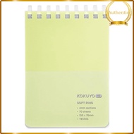 KOKUYO ME Soft Ring Memo Pad, A7 Dotted Ruled, Portable Japanese Stationery