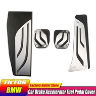 Stainless Steel Car Brake Pedal Fuel Pedal Clutch Pedal Accelerator Gas Pedal Cover for BMW 1 2 3 4 