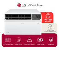 LG 1.3 HP Window Type Aircon Dual Inverter LA130GC2 | Dual Inverter Compressor, 70% Energy Saving, F